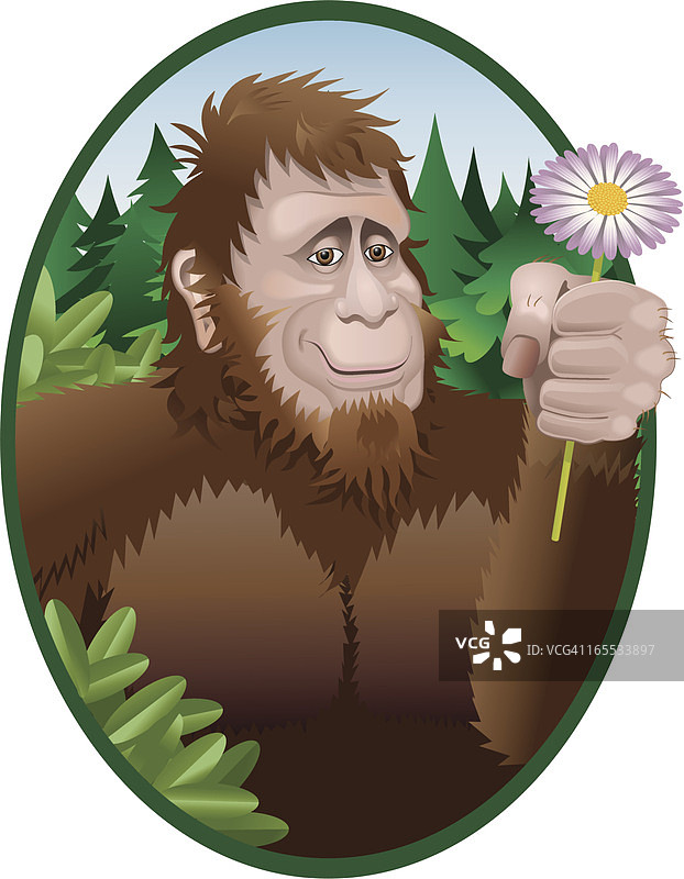 大脚怪图片素材