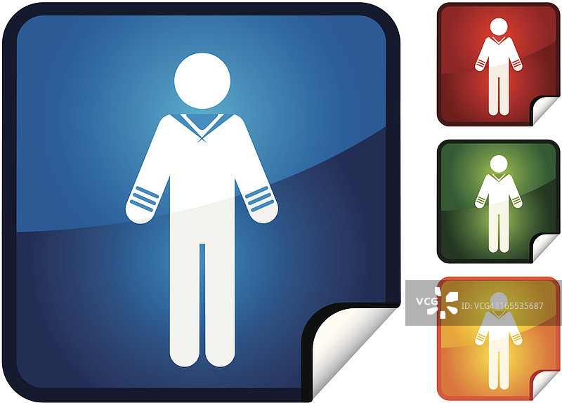 水手主题贴纸合集图片素材