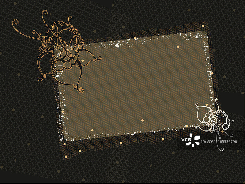 薄纱框架图片素材