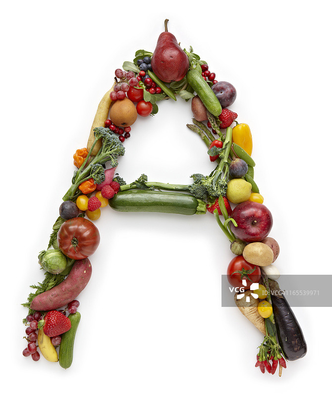 农产品中的字母A图片素材