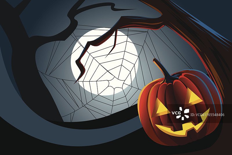 美丽的万圣节背景图片素材