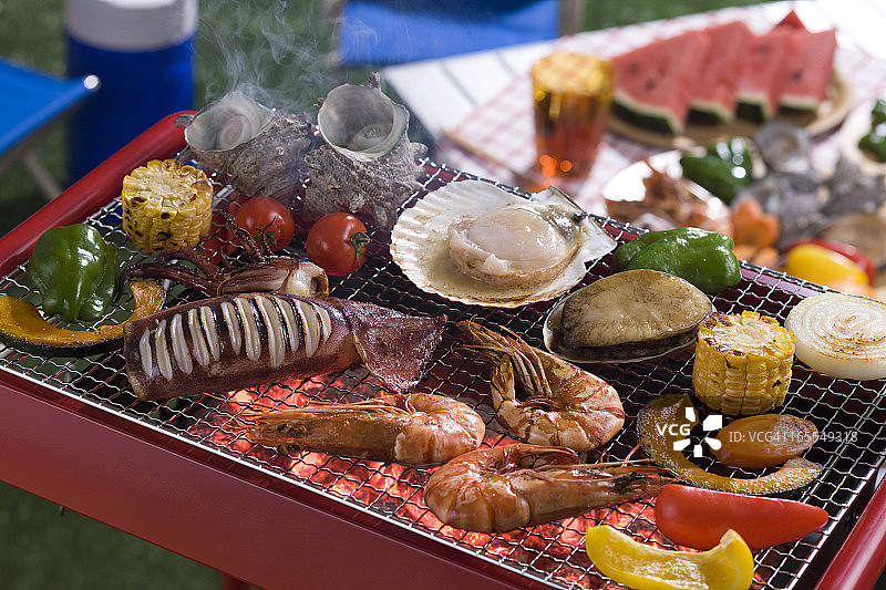 烧烤海鲜图片素材