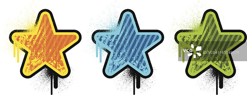 星形镂空画框图片素材