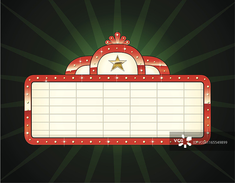 电影院广告牌图片素材