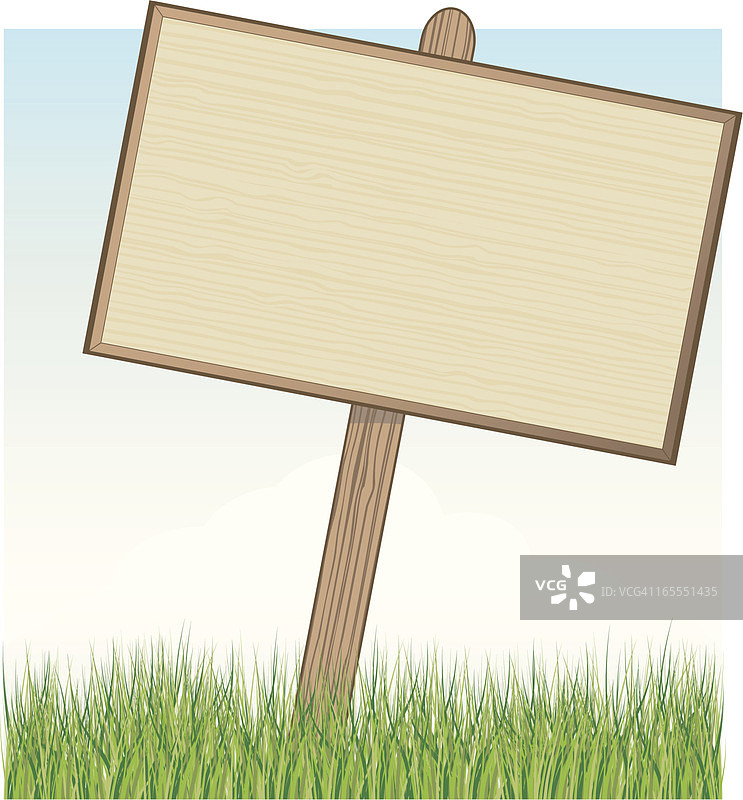 空白木制标牌图片素材