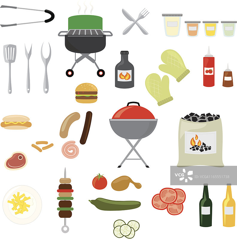 烧烤套餐图片素材