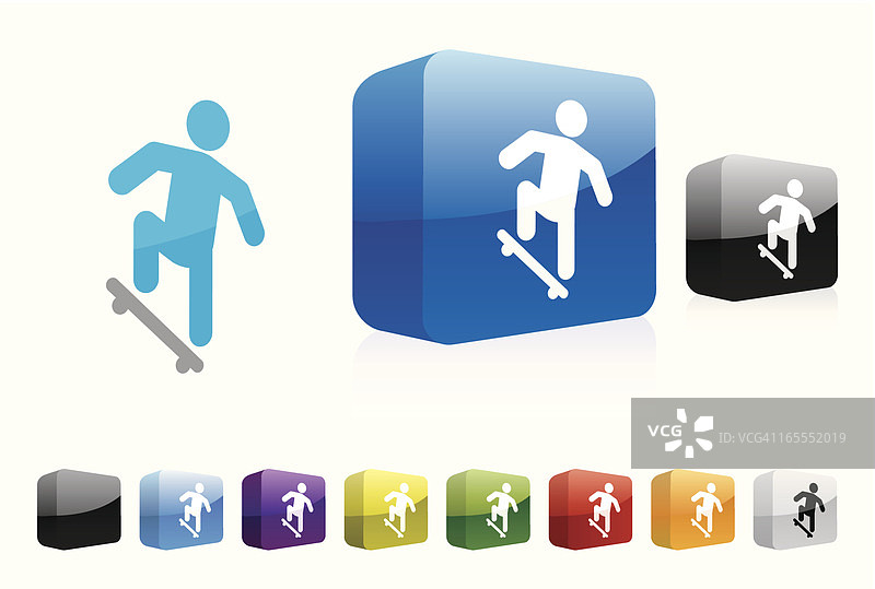 滑板3D素材合集图片素材