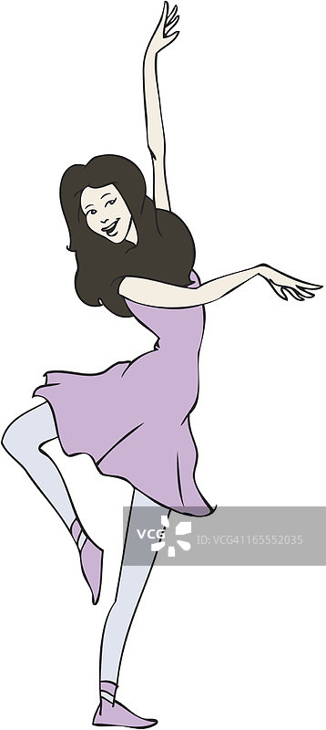 芭蕾舞女演员图片素材