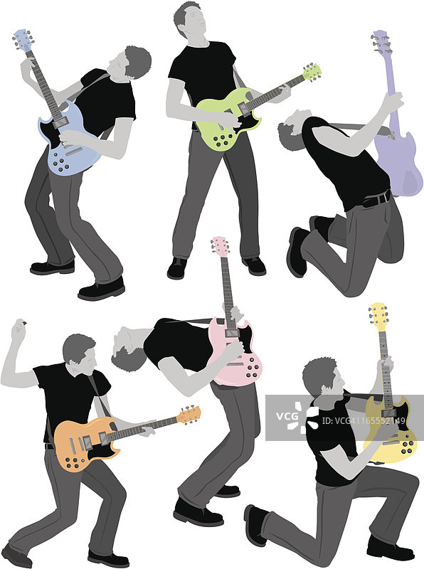 吉他手图片素材