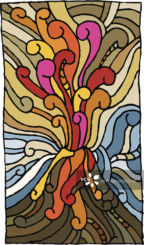 熔岩画图片素材