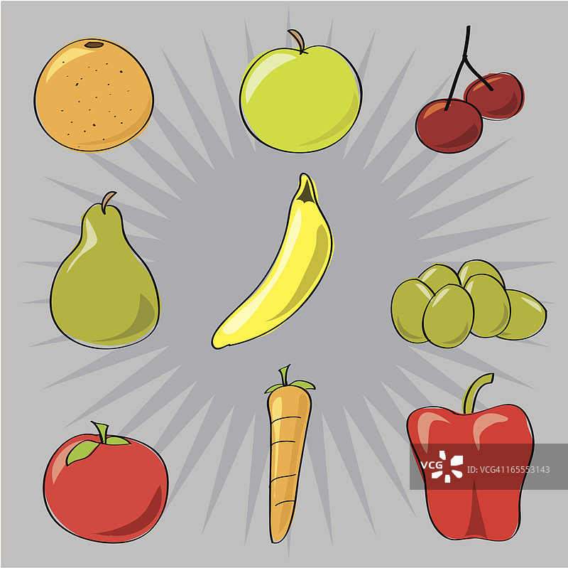 水果与蔬菜图片素材