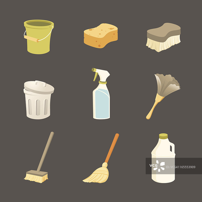 清洁图标图片素材