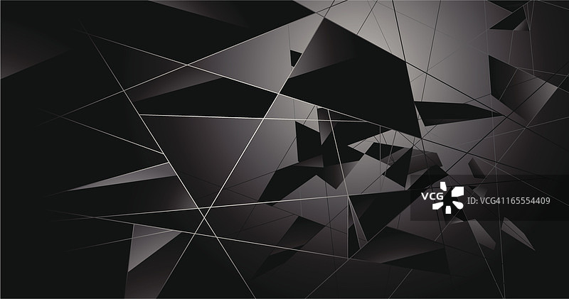 黑色抽象碎玻璃背景图片素材