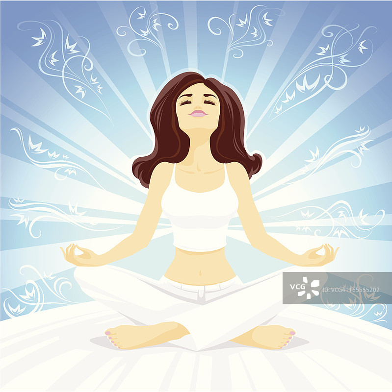 冥想图片素材