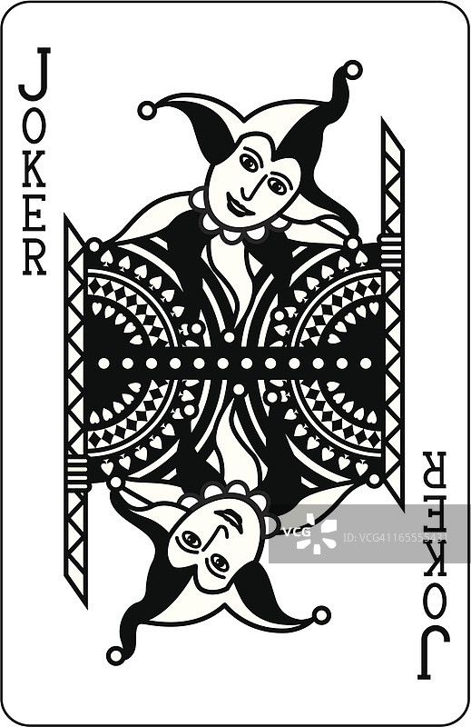 黑色小丑图片素材