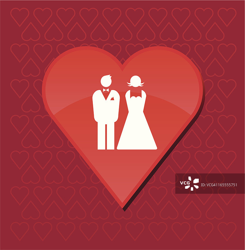 新娘和新郎婚礼场景图片素材