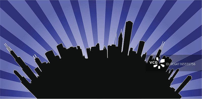 芝加哥天际线图片素材