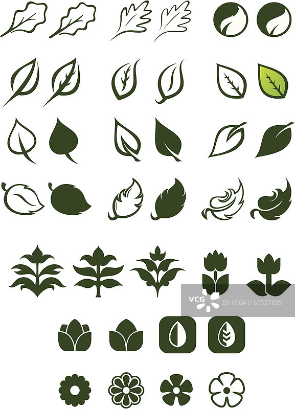 叶子Logo矢量图集2图片素材