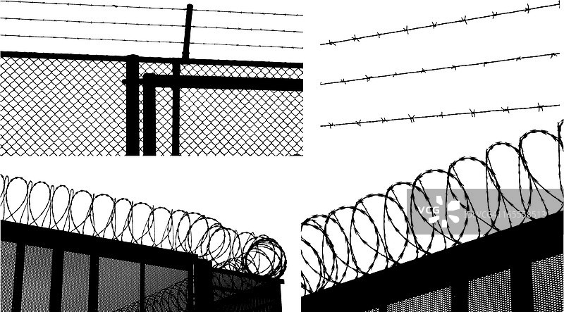 铁丝网图片素材