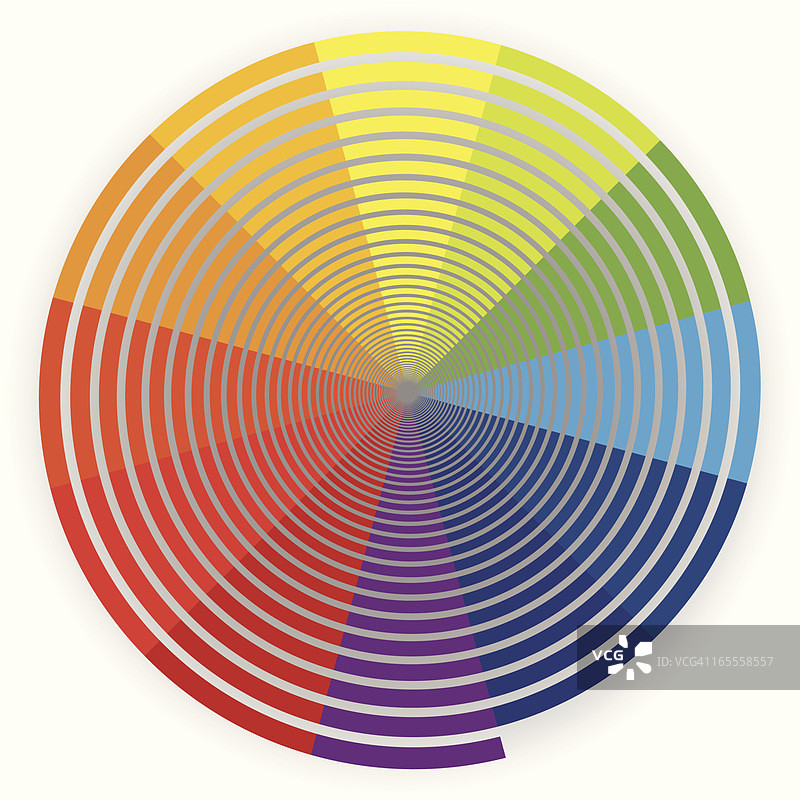 彩色螺旋图片素材