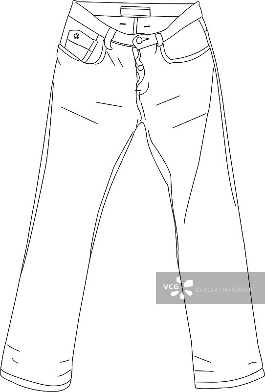 牛仔裤图片素材