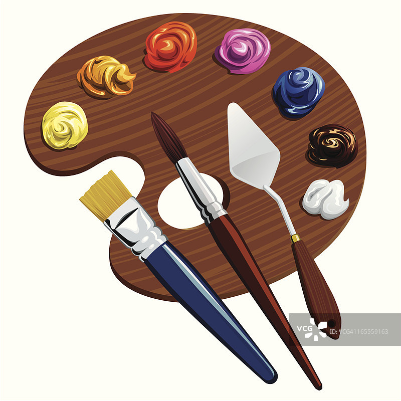 油漆工具图片素材