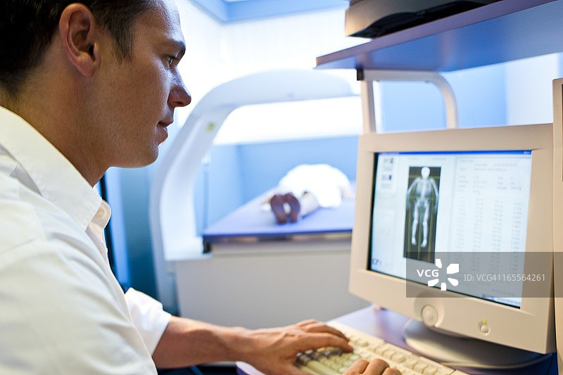 骨密度扫描图片素材