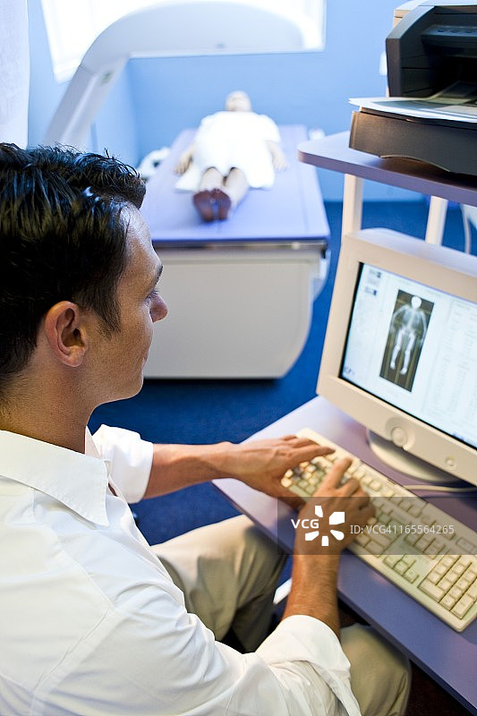 骨密度扫描图片素材