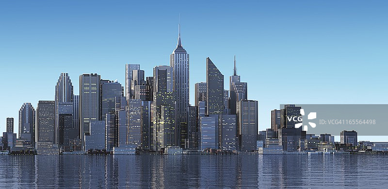 城市风光艺术作品图片素材