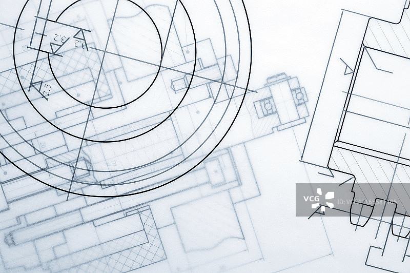 工业文件蓝图图片素材