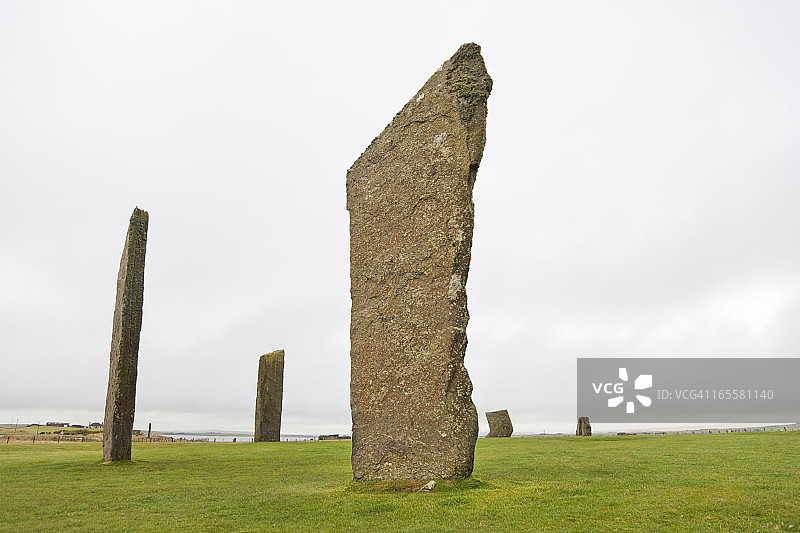 奥克尼，斯滕内斯巨石阵图片素材