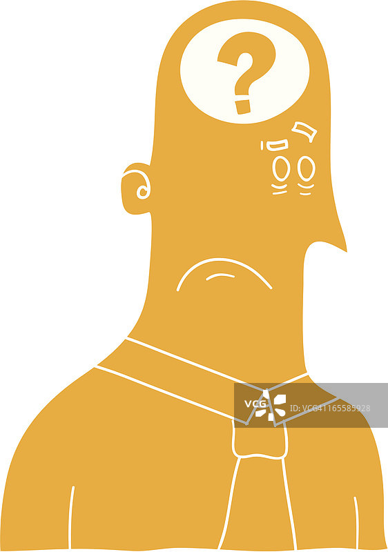 困惑的男人图片素材