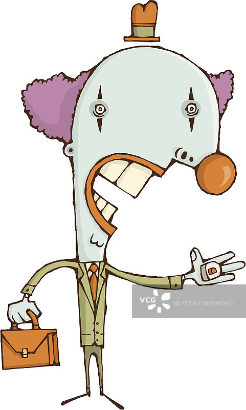 办公室小丑图片素材