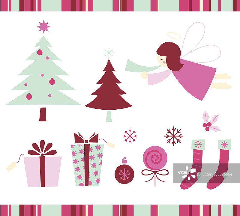 圣诞节元素图片素材
