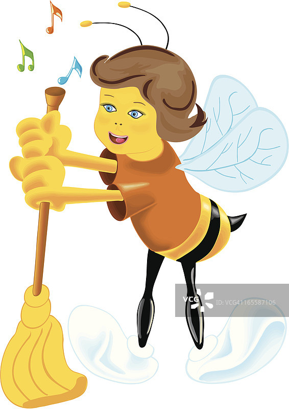 唱歌的蜜蜂图片素材