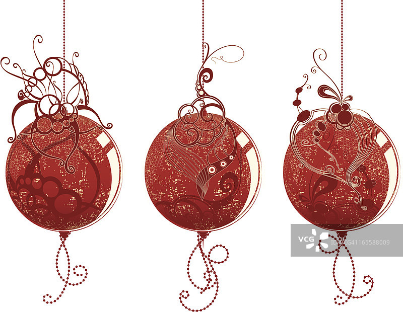 圣诞饰品图片素材