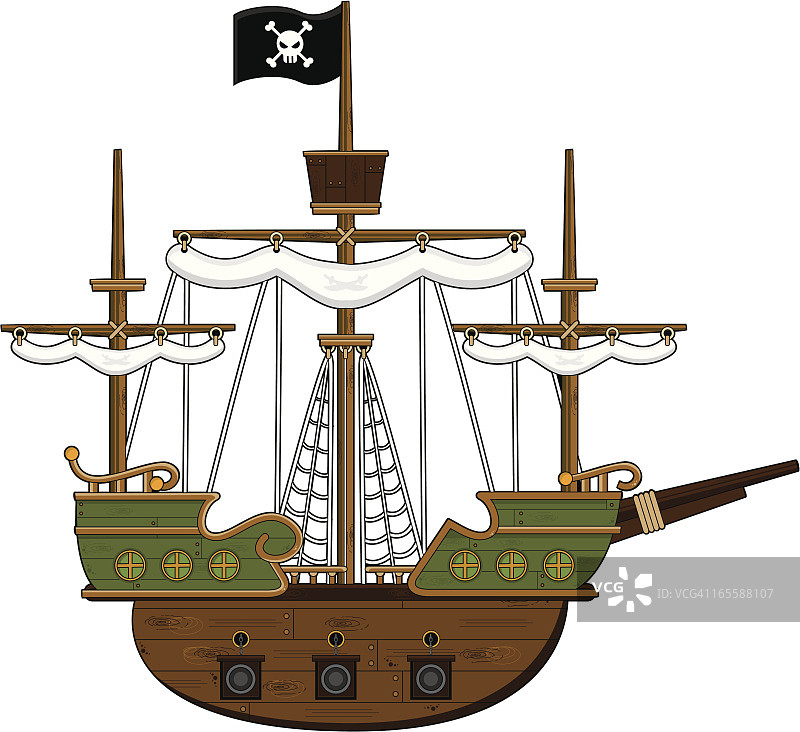 海盗船图片素材
