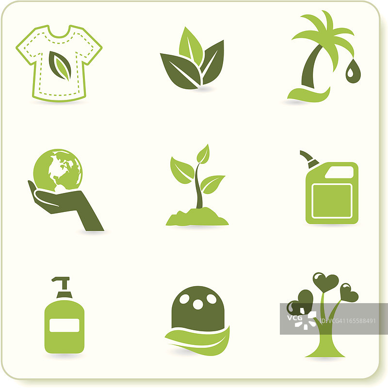 绿色生态符号图片素材