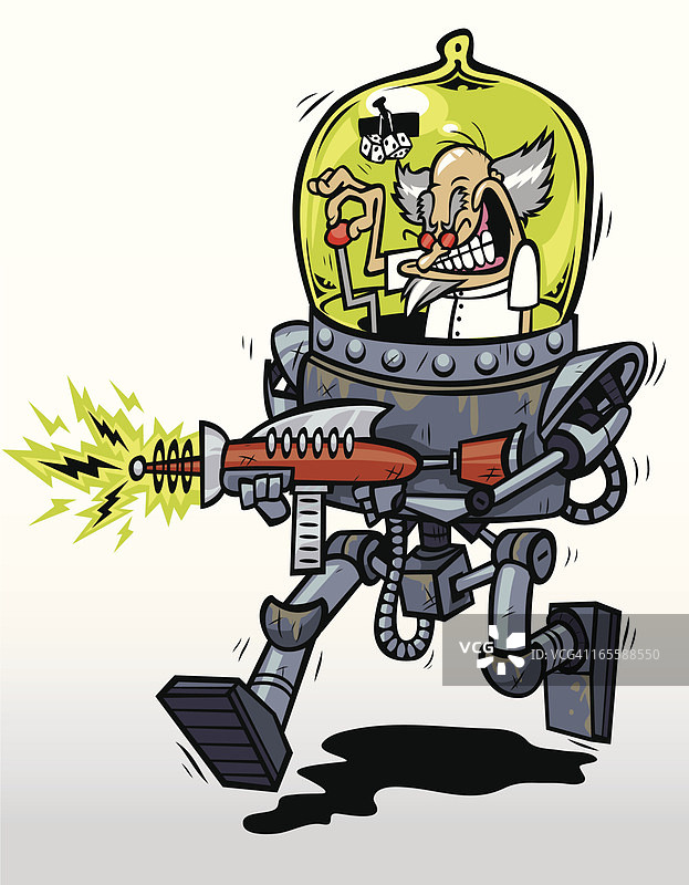 疯狂的科学家图片素材