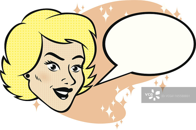 复古风格女人图片素材