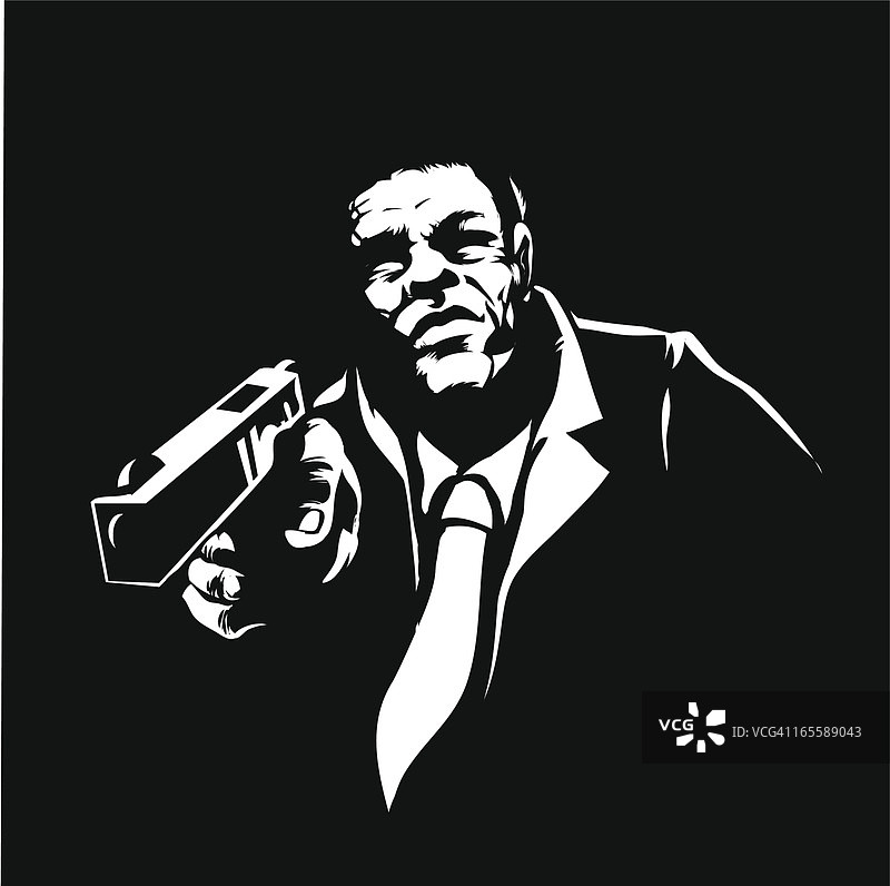 持枪男人图片素材