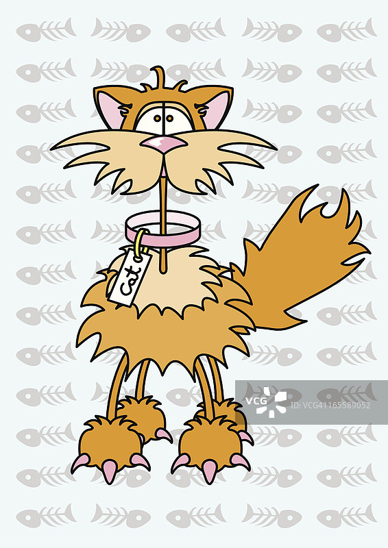 卡通猫图片素材