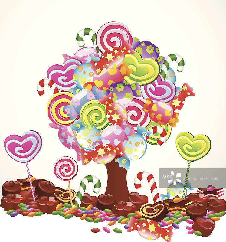 糖树图片素材