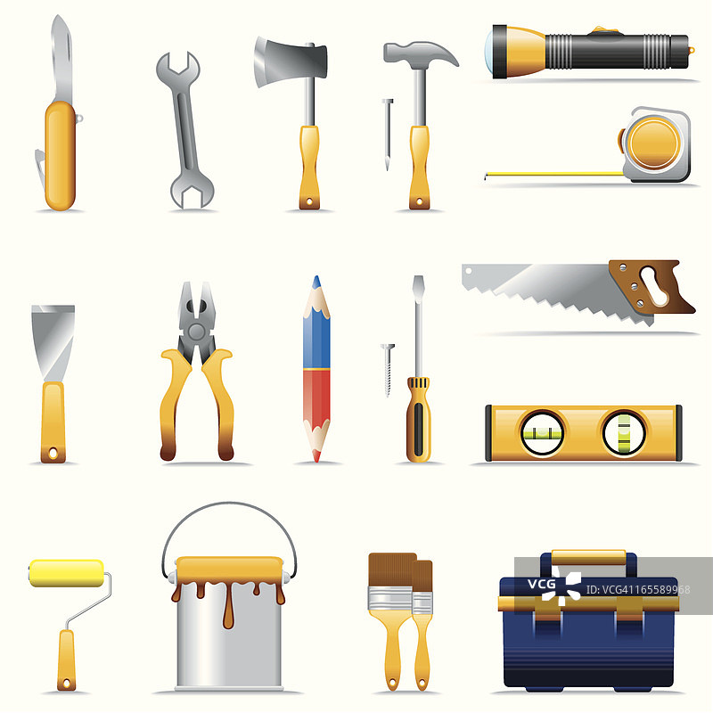 工具图标集图片素材