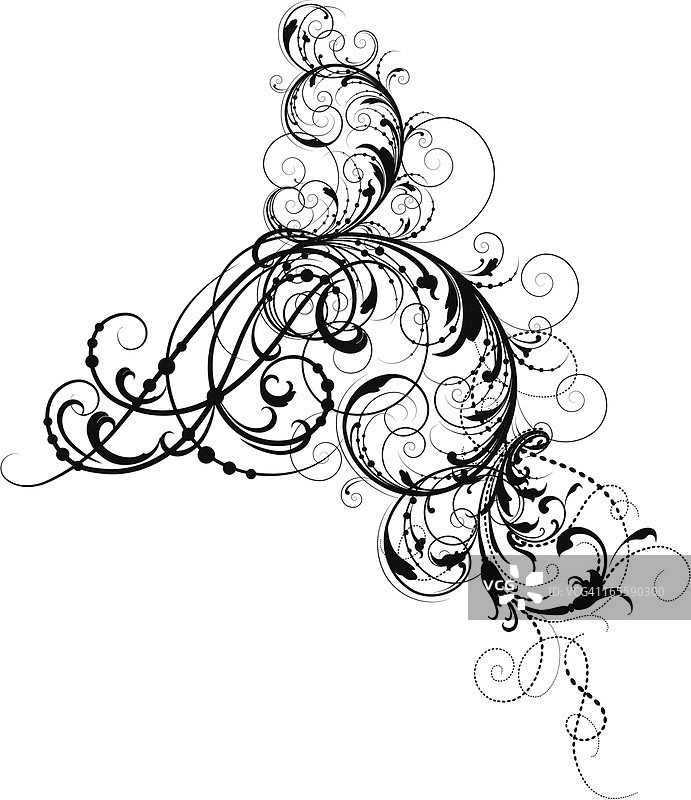 卷轴渐变图片素材