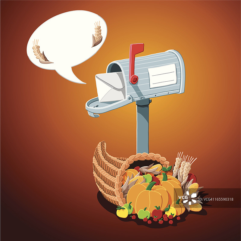 感恩节邮箱图片素材