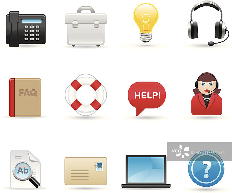 通用图标-协助图片素材