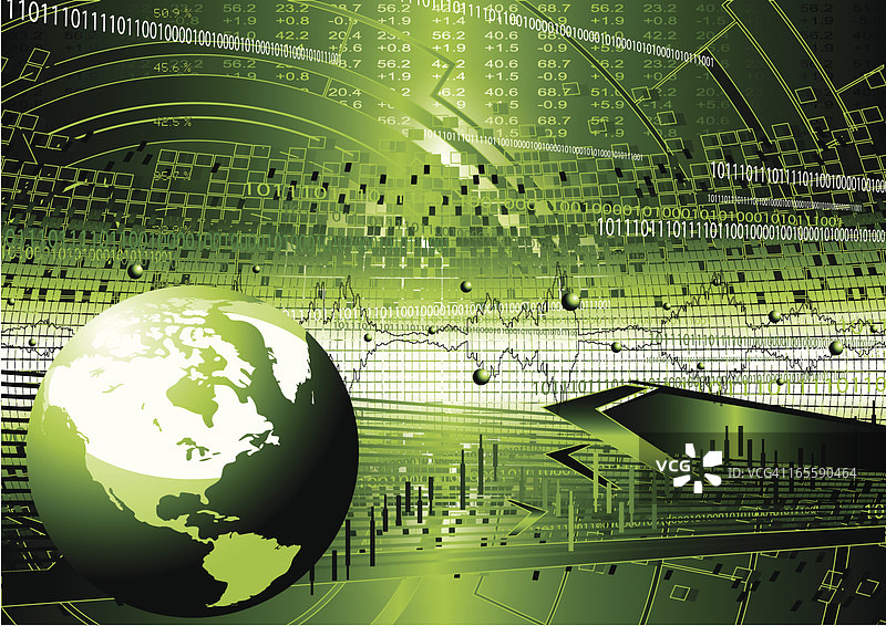 绿色地球电脑图形图片素材