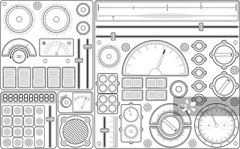按钮和开关图片素材