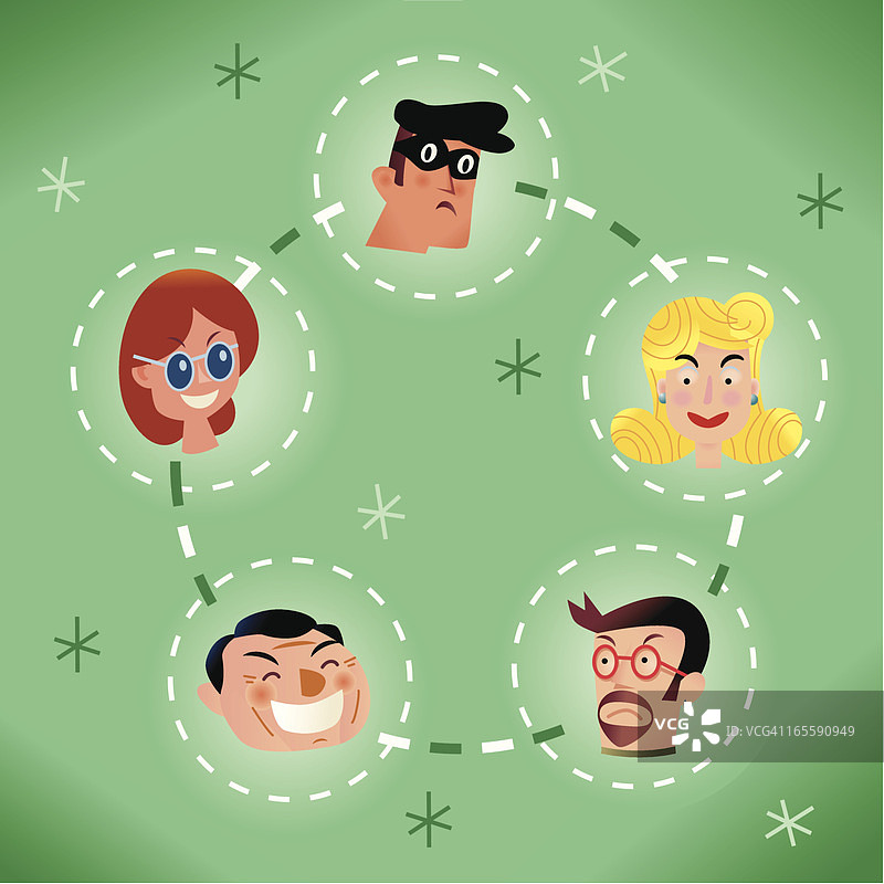 犯罪网络图片素材